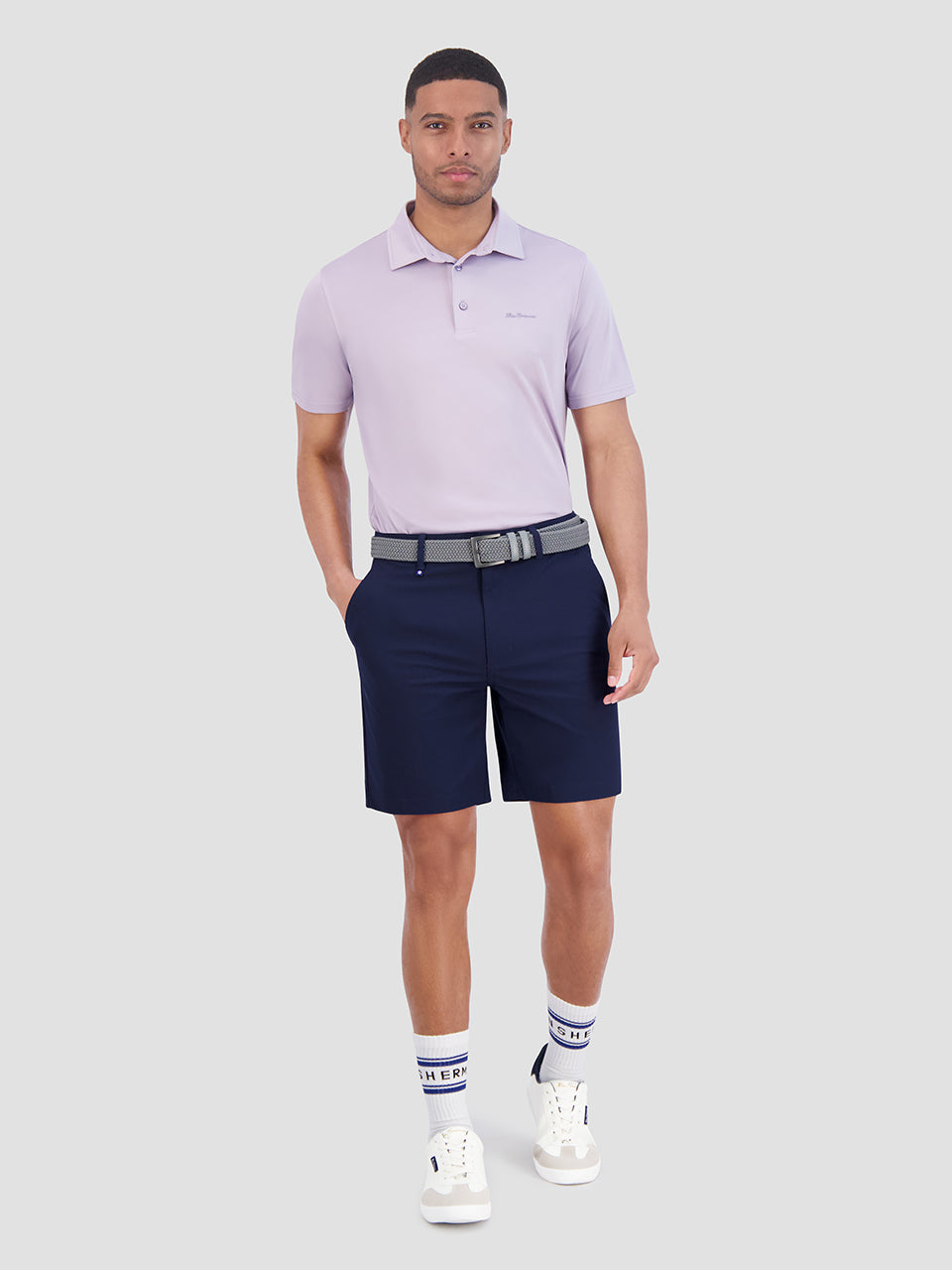 Polos Ben Sherman Solid Air Pique Sports Fit Violette | OBP-07033709